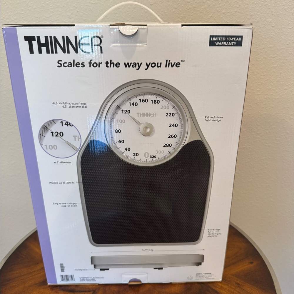 Thinner By Conair Model TH100SP Bathroom Scale - Picture 2 of 3